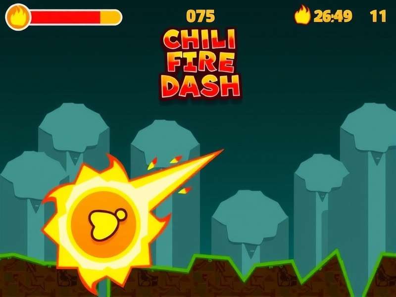 Chili Fire Dash Gameplay Screenshot